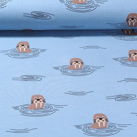 Sweat soft - Morse mignon Bleu jeans Gratté