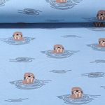 Soft Sweat - Süßes Walross Jeansblau Angeraut