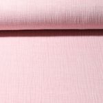 Mousseline de coton Elodie - Mélange Rose Uni
