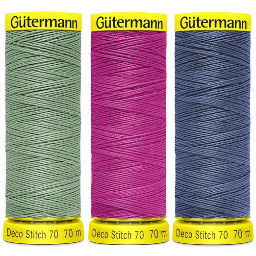 Gütermann Deco Stitch - Fil à coudre décoratif - 70m