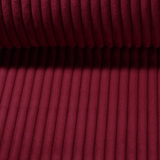 Velours côtelé - Larges côtes Hannibal - XXL Uni Rouge Velours côtelé - Larges côtes Hannibal - XXL Uni Rouge