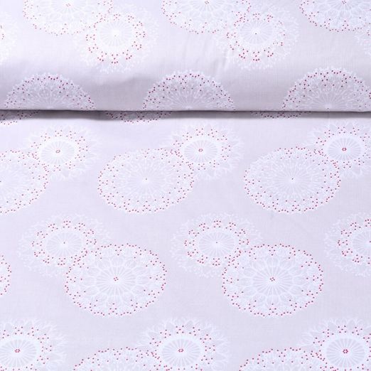 Coton enduit - Mandala Gris