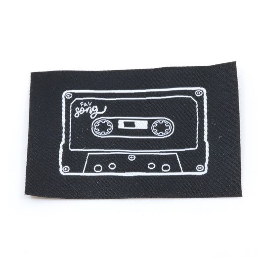 Webetikett - Kassette - 57 x 38mm Webetikett - Kassette - 57 x 38mm