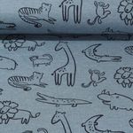 Sweat - Animaux sauvages Mélange Bleu pétrole