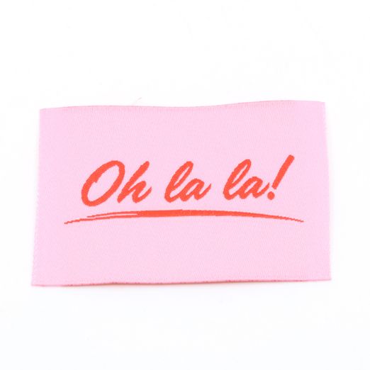 Webetikett - Oh la la! - 57 x 38mm Webetikett - Oh la la! - 57 x 38mm