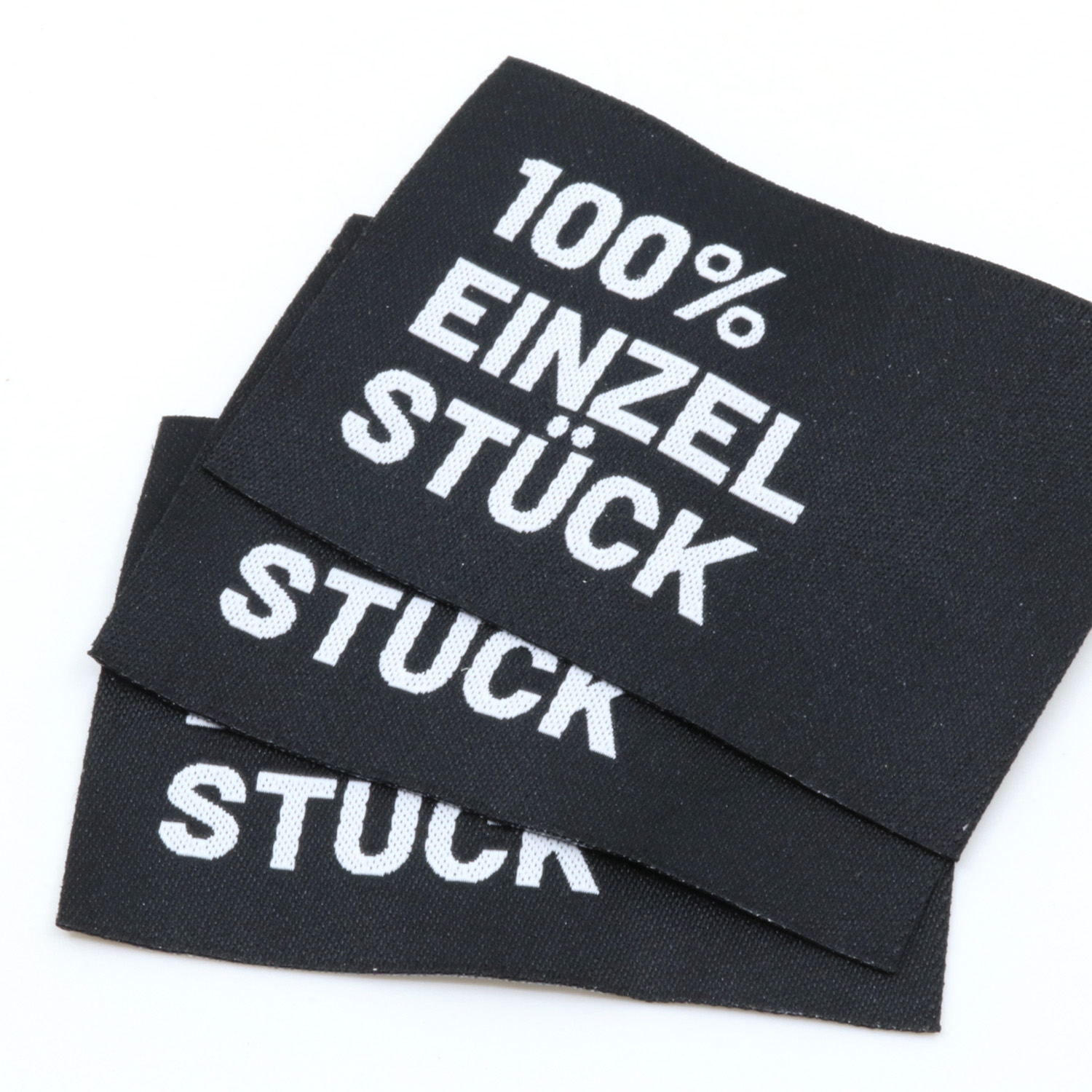Webetikett - Einzelstück - 57 x 38mm-1 Webetikett - Einzelstück - 57 x 38mm-1