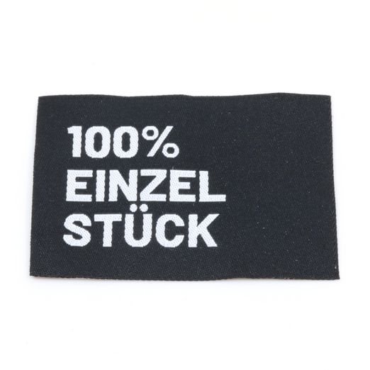 Webetikett - Einzelstück - 57 x 38mm Webetikett - Einzelstück - 57 x 38mm