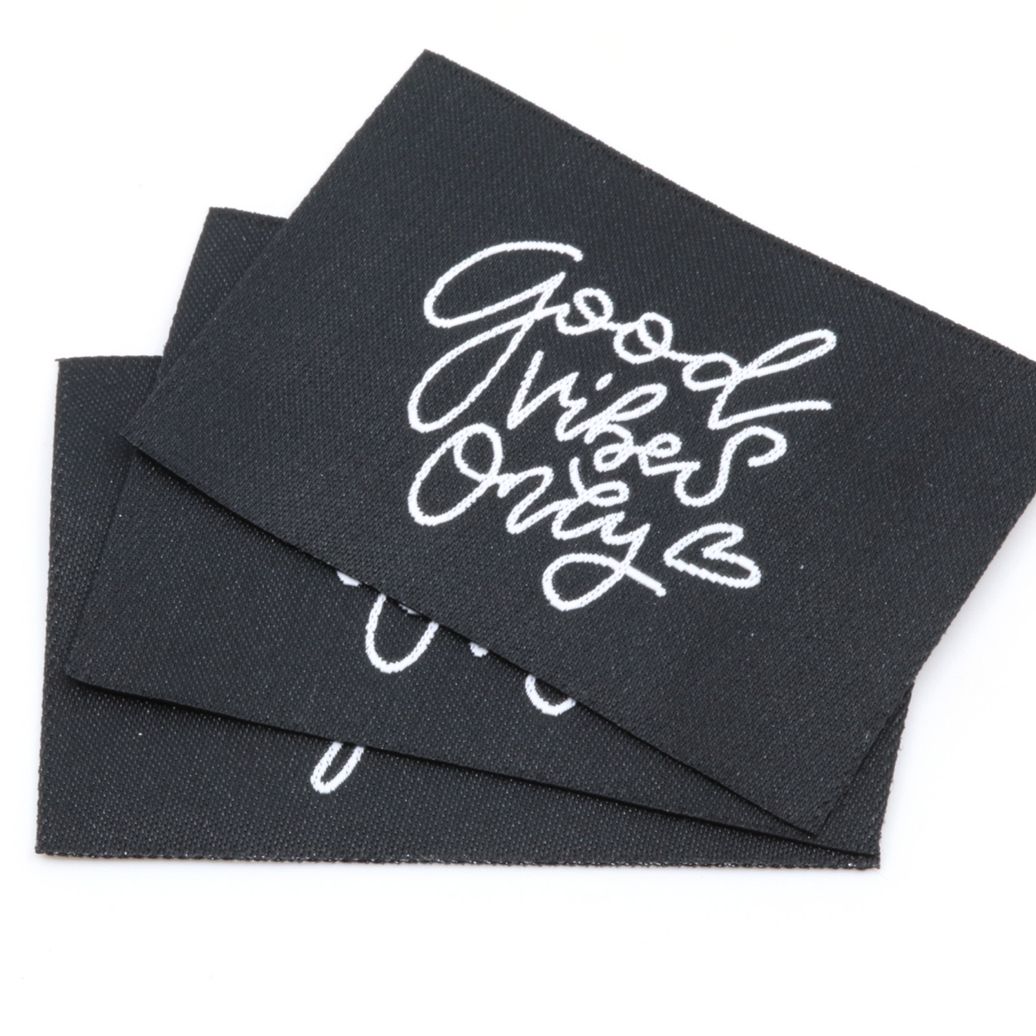 Webetikett - Good vibes - 57 x 38mm-1 Webetikett - Good vibes - 57 x 38mm-1