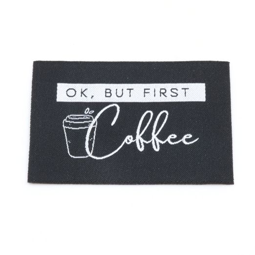 Webetikett - Coffee - 57 x 38mm Webetikett - Coffee - 57 x 38mm