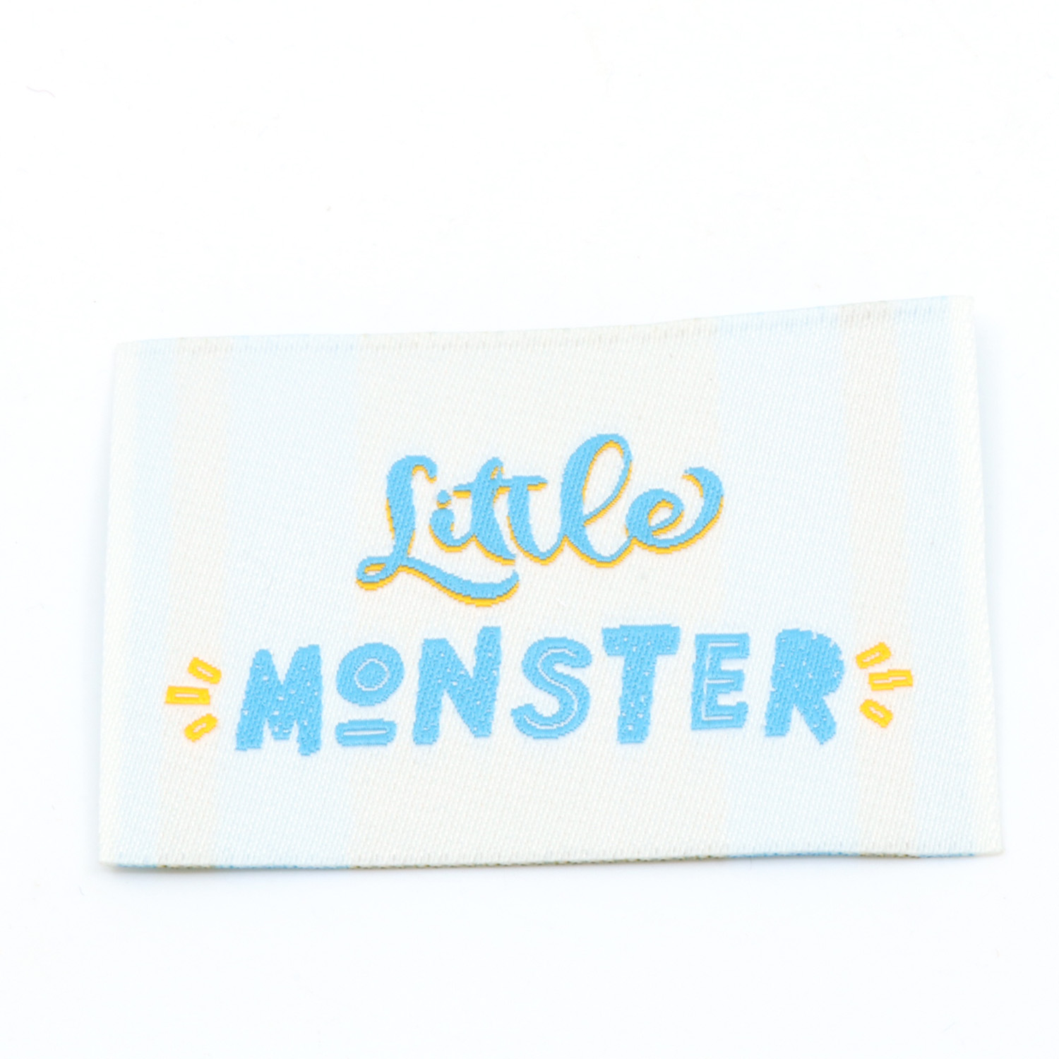 Etiquette tissée - Little Monster - 57 x 38mm-0 Etiquette tissée - Little Monster - 57 x 38mm-0