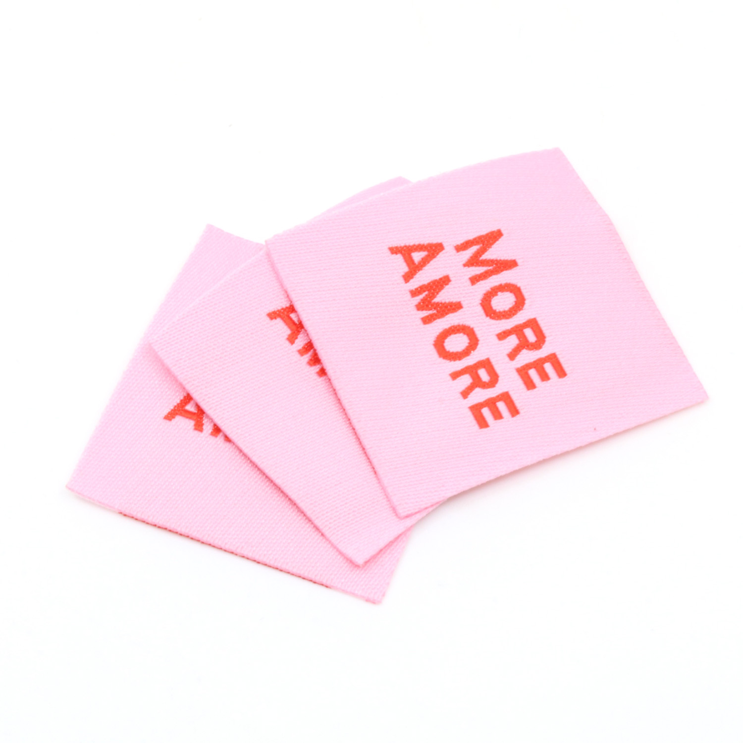 Webetikett - More Amore - 30 x 30mm-1 Webetikett - More Amore - 30 x 30mm-1