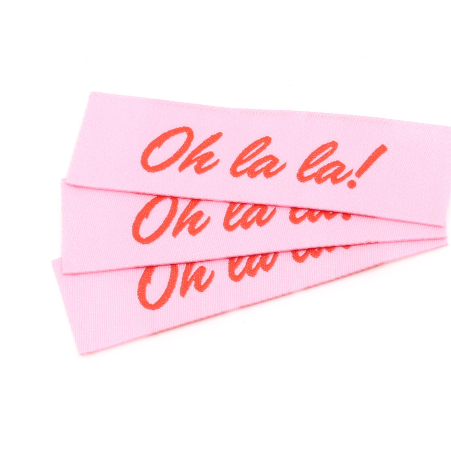 Webetikett - Oh la la! - 59 x 15mm-1 Webetikett - Oh la la! - 59 x 15mm-1