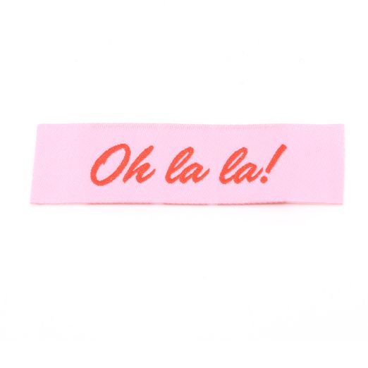 Webetikett - Oh la la! - 59 x 15mm Webetikett - Oh la la! - 59 x 15mm