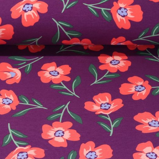 Sweat soft - Coquelicots Lila