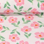 Sweat soft - Coquelicots Blanc