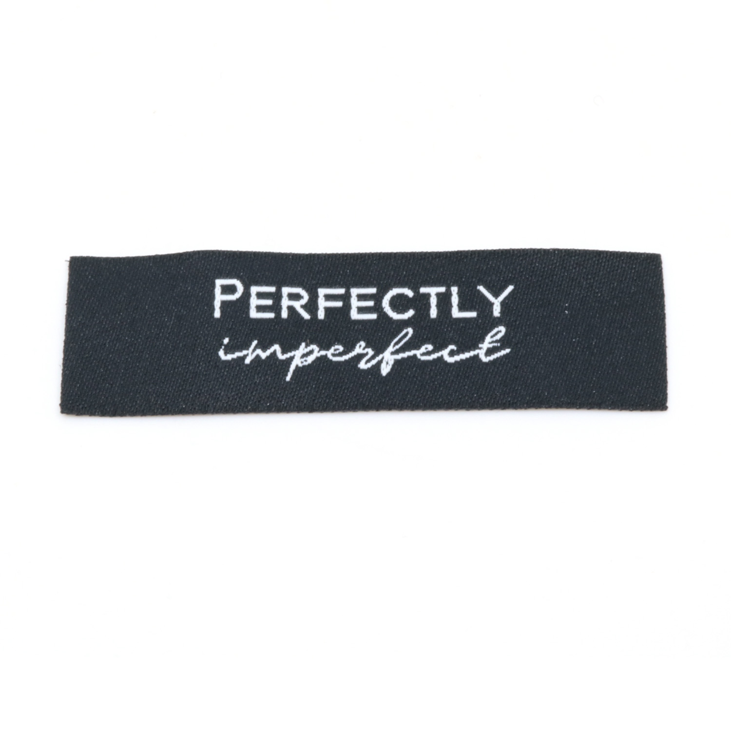 Etiquette tissée - Perfectly imperfect - 59 x 15mm-0 Etiquette tissée - Perfectly imperfect - 59 x 15mm-0