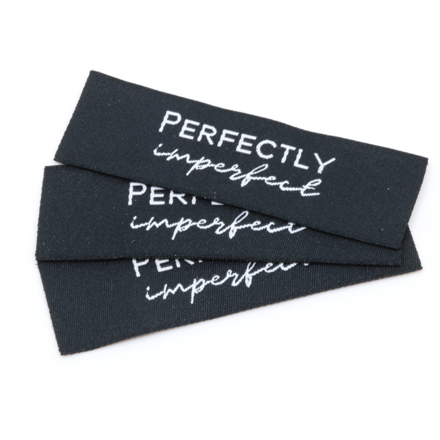 Etiquette tissée - Perfectly imperfect - 59 x 15mm-1 Etiquette tissée - Perfectly imperfect - 59 x 15mm-1