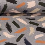 Sweat soft - Coups de pinceaux Mélange gris