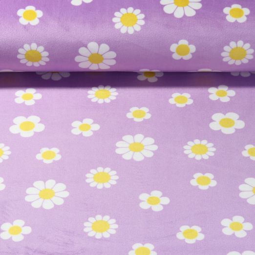 Jersey nicki - Fleurs Lilas