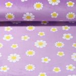 Jersey nicki - Fleurs Lilas
