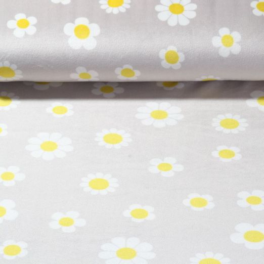 Nickijersey - Blumen Sand