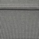 Flanelle de coton - Petits carreaux Gris Anthracite