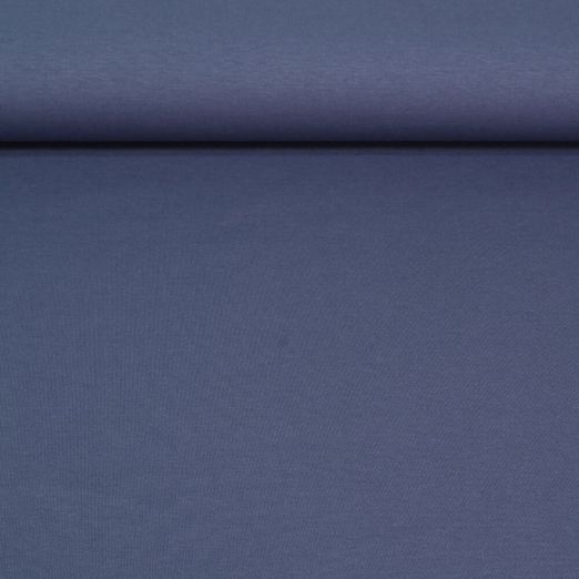 Coton Jersey romanite Linus - Bleu jeans