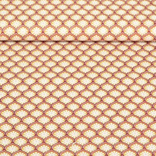 Coton enduit - Edelweiss Marron