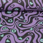 Sweat - Coeurs Paillettes Mélange violet