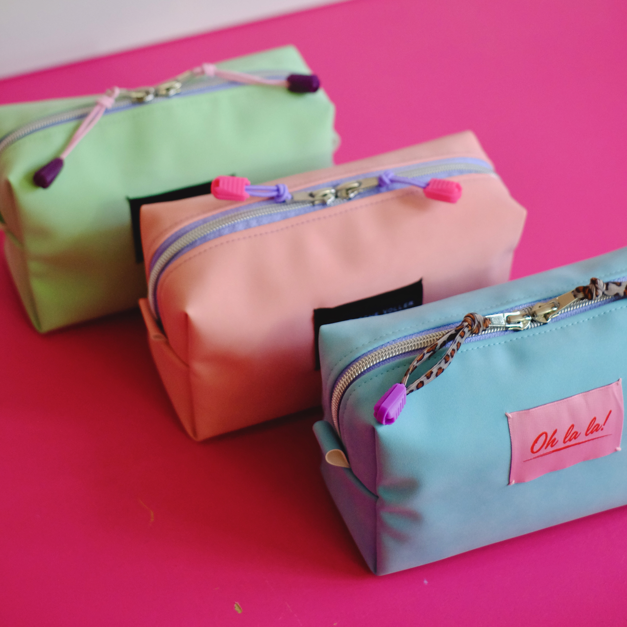 Simili synthétique Pastel - Rose-2 Simili synthétique Pastel - Rose-2