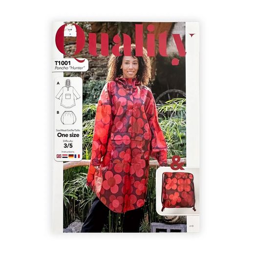 Papierschnittmuster - Regenponcho - Damen Papierschnittmuster - Regenponcho - Damen