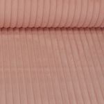 Velours côtelé - Larges côtes Hannibal - XXL Uni Rose