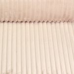 Velours côtelé - Larges côtes Hannibal - XXL Uni Beige