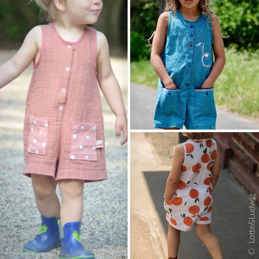 Playsuit - Grashüpfer - Schnittmuster eBook