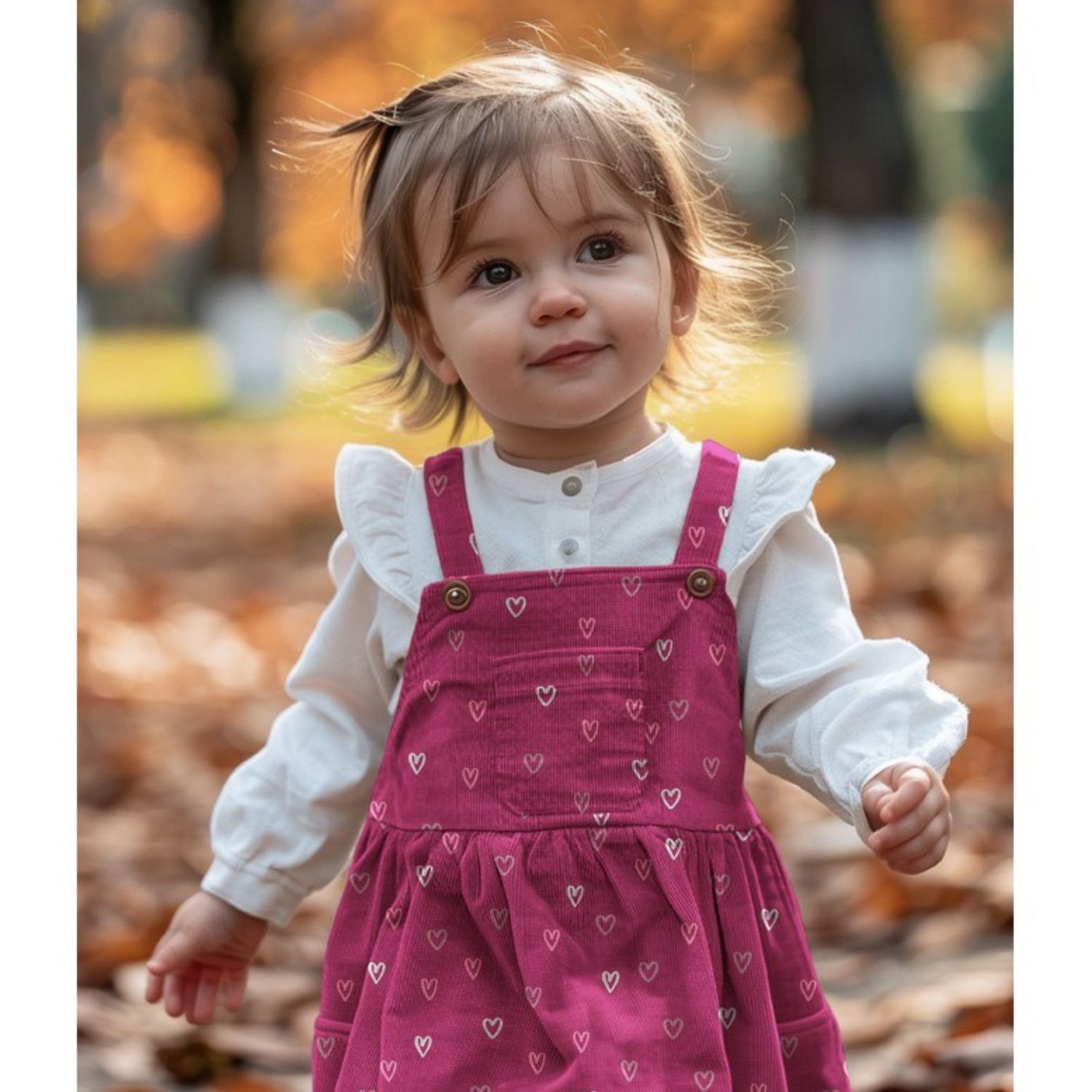 Babycord - Kleine Herzen Beere-1 Babycord - Kleine Herzen Beere-1