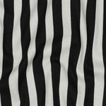 Canvas de algodão - Riscas irregulares preto e branco Canvas de algodão - Riscas irregulares preto e branco