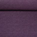 Jersey tricoté - Tresses et losanges Mélange aubergine