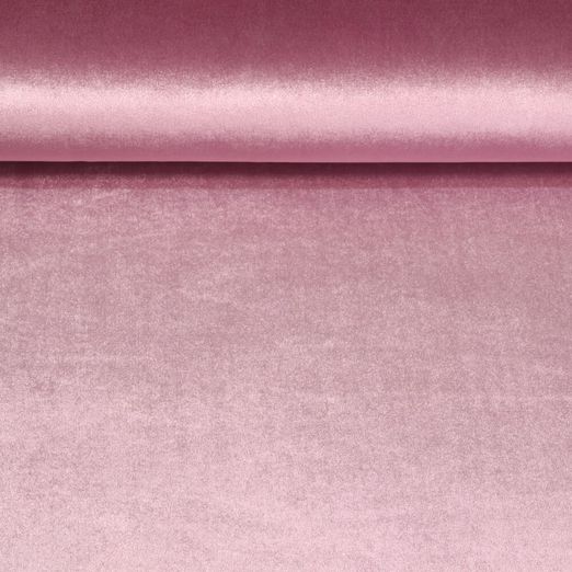 Panne de velours Helena - Vieux rose