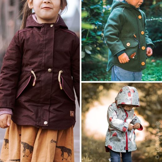 Jacke - Wind&Wetter Parka Kids - Schnittmuster eBook