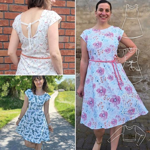 Kleid und Shirt - FRU KAJA - Schnittmuster eBook