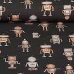 Jersey - Impression digitale Robots Gris