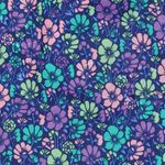 Algodón Recubierto – Flores Azules Algodón Recubierto – Flores Azules