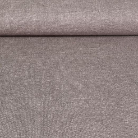 Coton enduit aspect lin Frida - Taupe