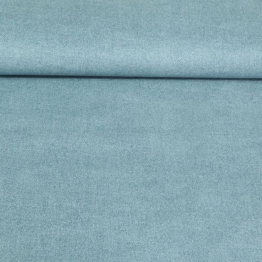 Coton enduit aspect lin Frida - Bleu