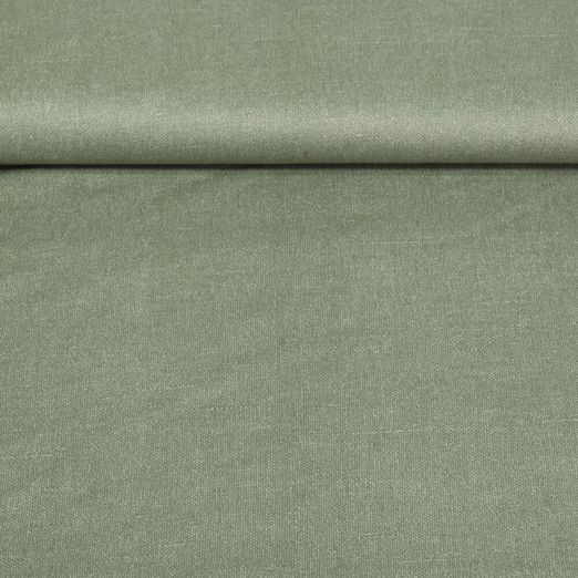Coton enduit aspect lin Frida - Vert sauge