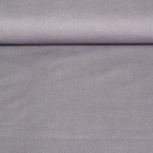 Coton enduit aspect lin Frida - Gris