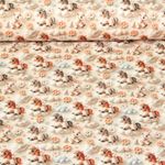 Jersey - Impression digitale 3D Mini Poneys Beige