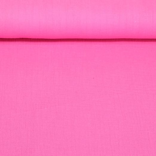Mousseline de coton Pina - Fuchsia