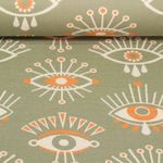 Jersey jacquard bio - Hamburger Liebe Magical Shimmer Eye of Enlightment Vert