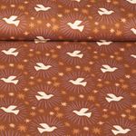 Mousseline bio - Hamburger Liebe Impression digitale Magical Shimmer Of Spirit Rouille